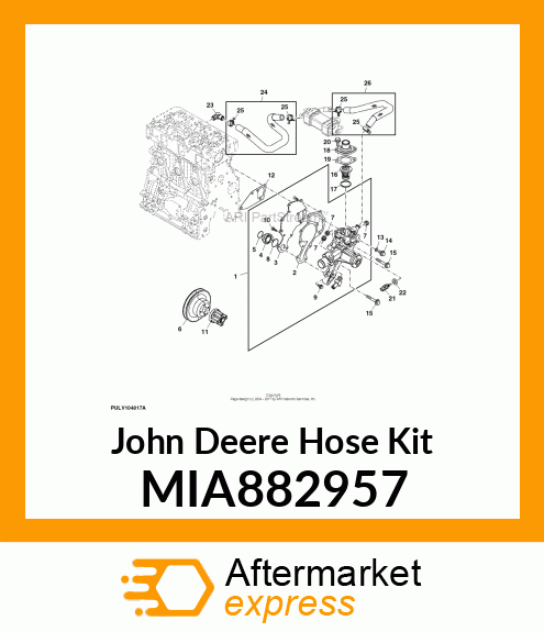 HOSE ASSY, EGR MIA882957