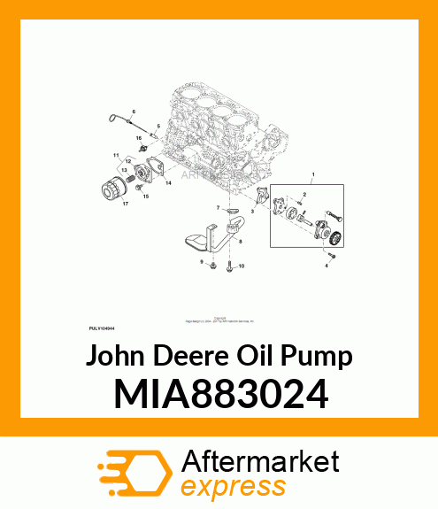 PUMP ASSY, LUB. OIL MIA883024