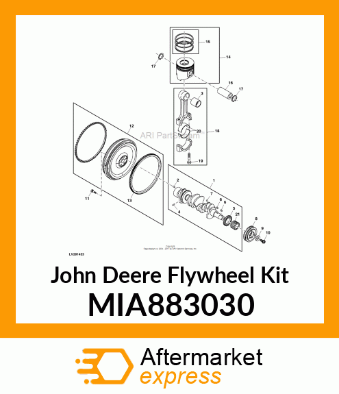 FLYWHEEL ASSY MIA883030