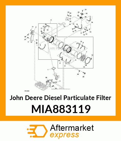 DPF ASSY MIA883119