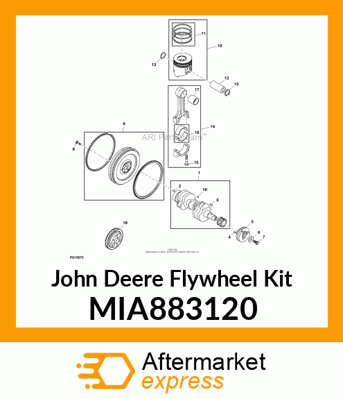 FLYWHEEL ASSY MIA883120