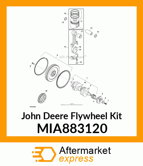 FLYWHEEL ASSY MIA883120