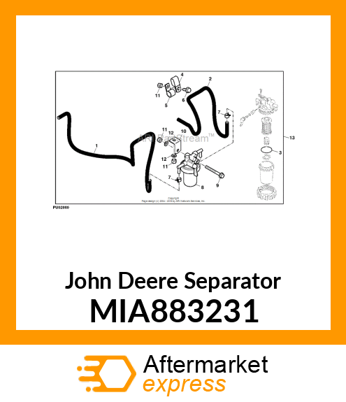 SEPARATOR ASSY, WATER MIA883231