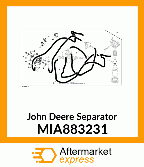 SEPARATOR ASSY, WATER MIA883231