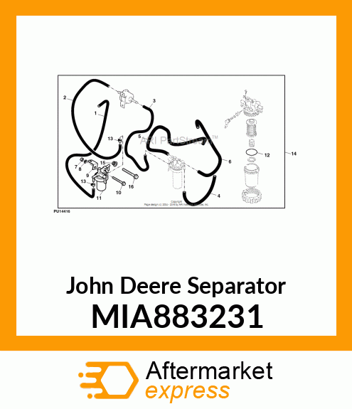 SEPARATOR ASSY, WATER MIA883231