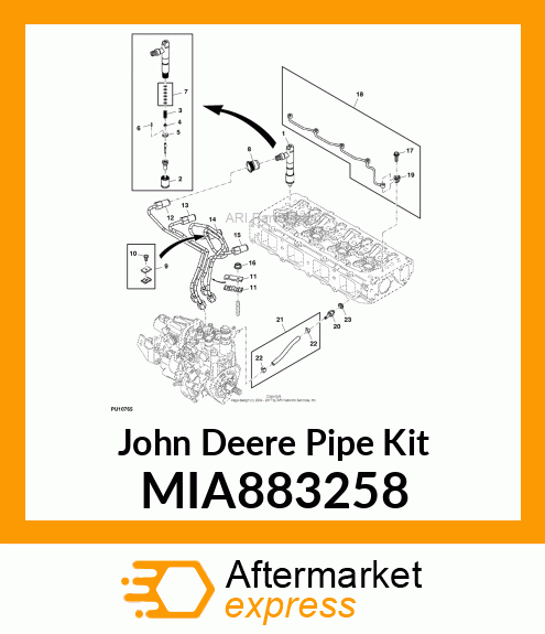 PIPE ASSY, INJECTION MIA883258