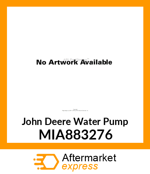 PUMP ASSY, CW HIGH MIA883276