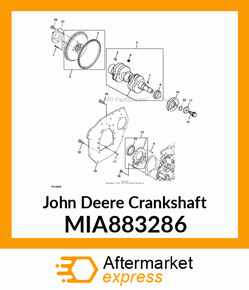 CRANKSHAFT ASSY MIA883286