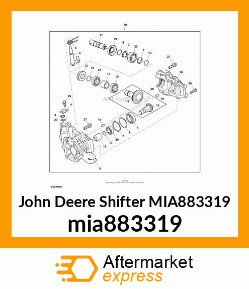 SHIFT ARM 4WD CMP mia883319