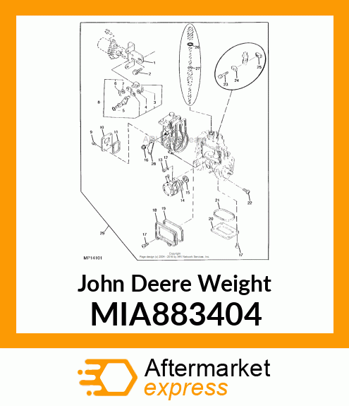 WEIGHT ASSY MIA883404