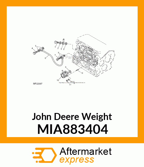 WEIGHT ASSY MIA883404