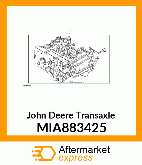 TRANSAXLE, HST KIT MIA883425