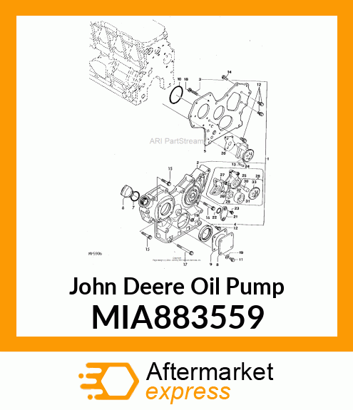 PUMP ASSY, LUB OIL MIA883559