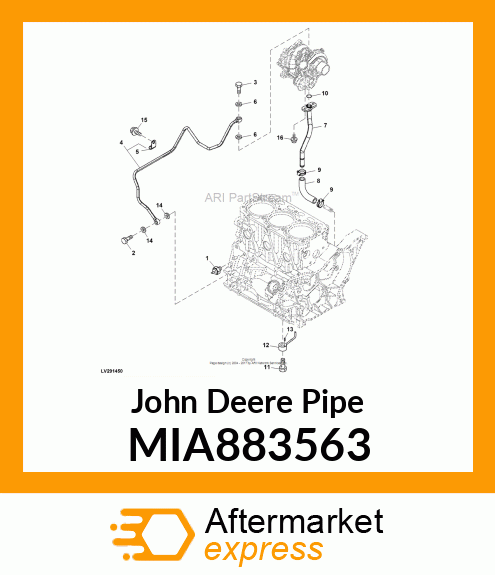 PIPE ASSY, LO MIA883563