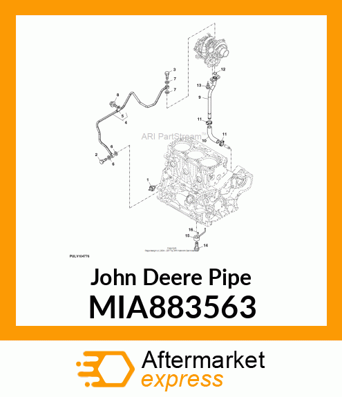 PIPE ASSY, LO MIA883563