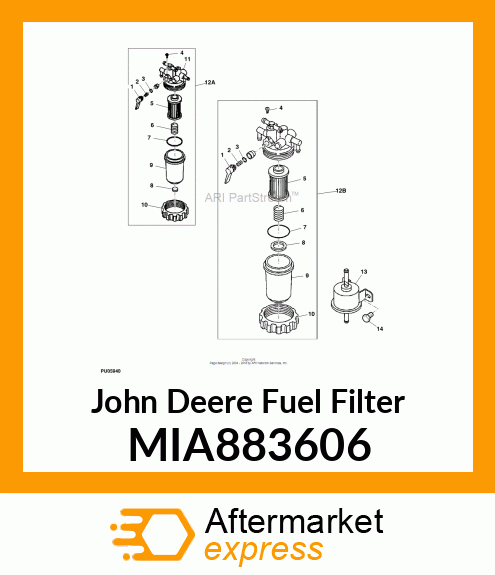 FUEL FILTER MIA883606