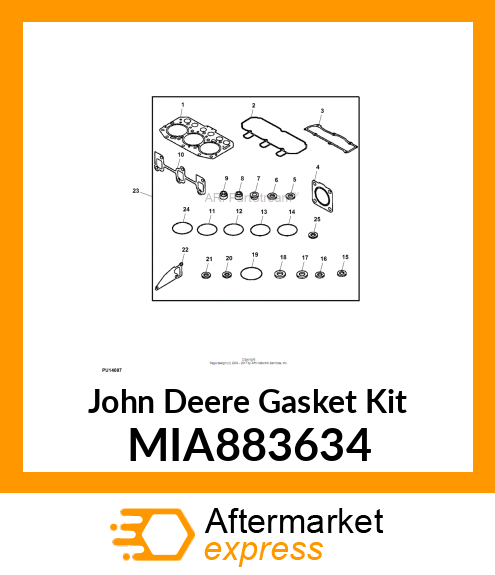 GASKET KIT MIA883634