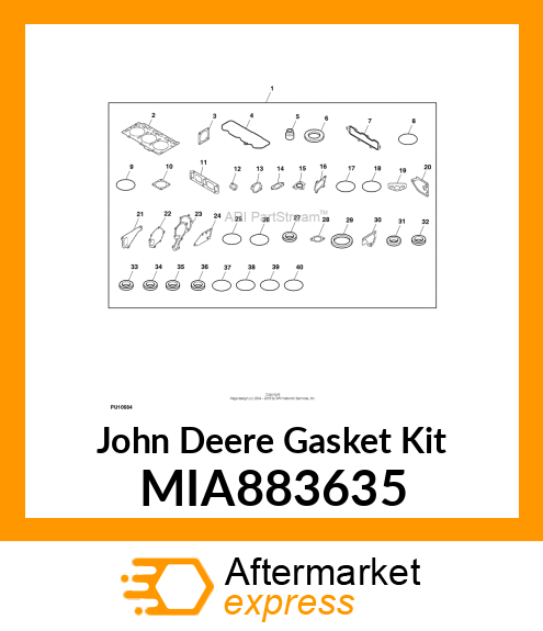 GASKET KIT MIA883635