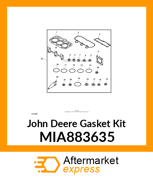 GASKET KIT MIA883635