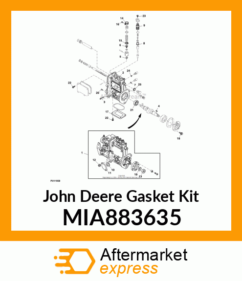 GASKET KIT MIA883635