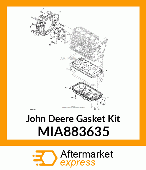 GASKET KIT MIA883635