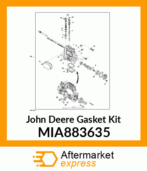 GASKET KIT MIA883635