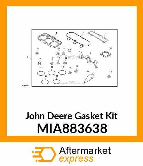 GASKET KIT MIA883638