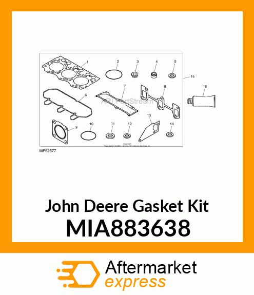 GASKET KIT MIA883638