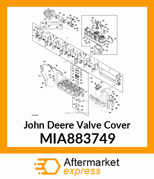 VALVE COVER MIA883749