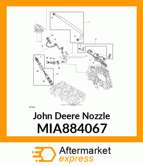 NOZZLE ASSY MIA884067