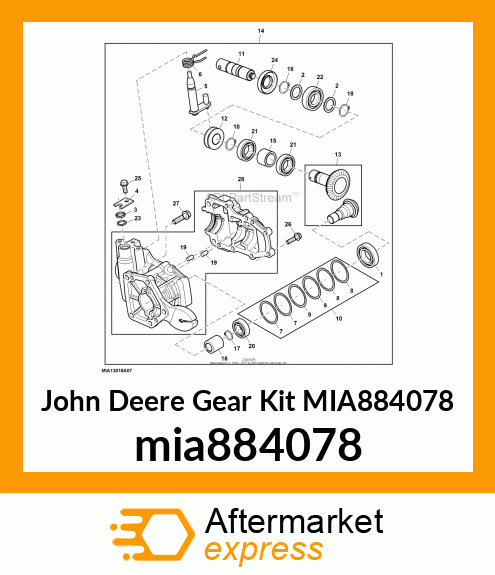 GEAR ASSY mia884078