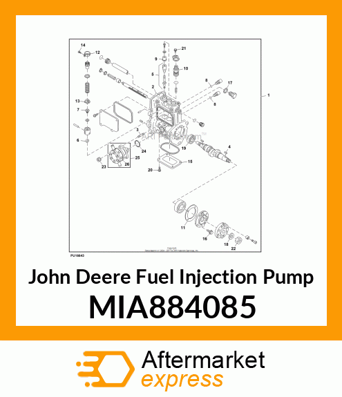 FUEL INJECTION PUMP MIA884085