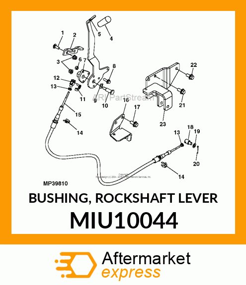 BUSHING, ROCKSHAFT LEVER MIU10044