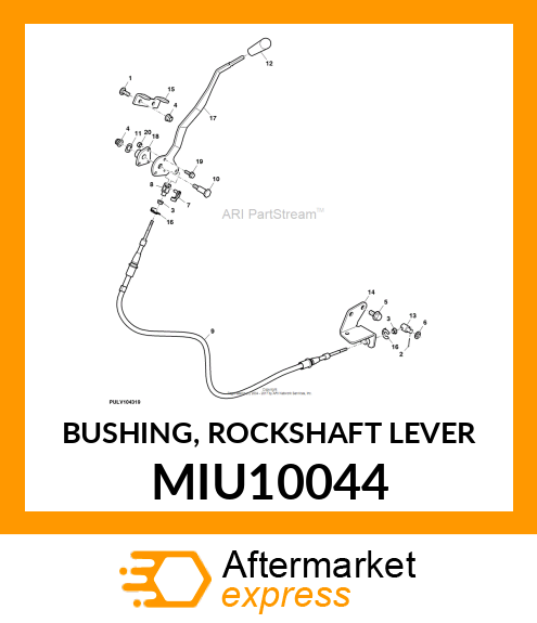 BUSHING, ROCKSHAFT LEVER MIU10044