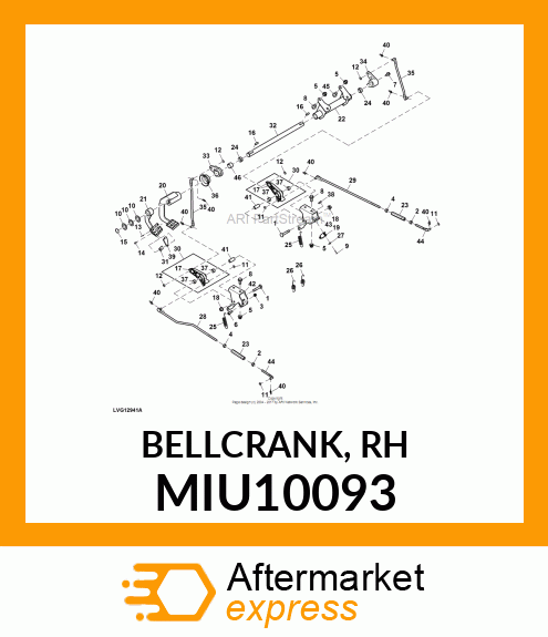 BELLCRANK, RH MIU10093