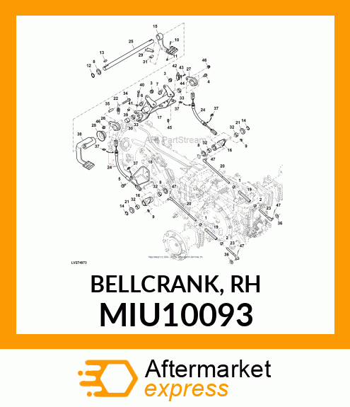 BELLCRANK, RH MIU10093