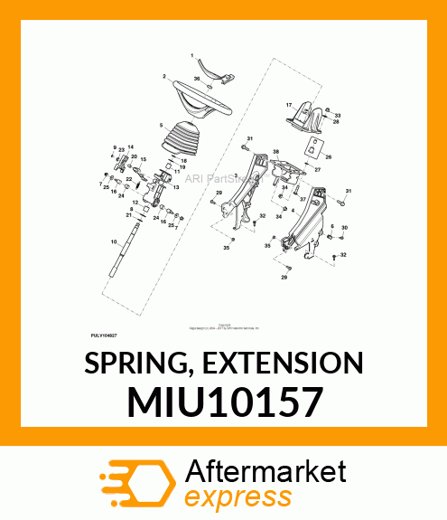 SPRING, EXTENSION MIU10157