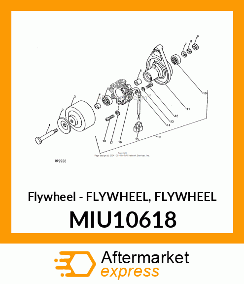 Flywheel MIU10618