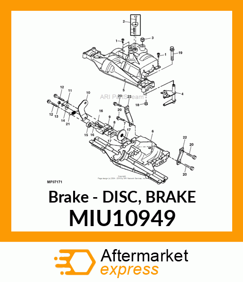 Brake - DISC, BRAKE MIU10949