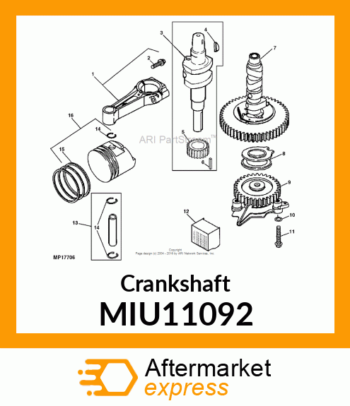 Crankshaft MIU11092