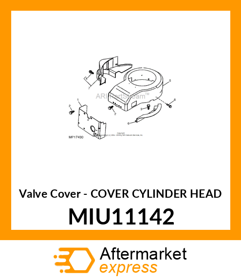 Cover Cylinder Head MIU11142