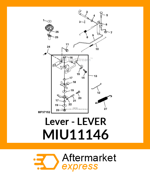 Lever MIU11146