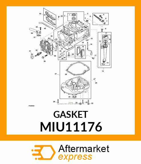 GASKET BREATHER MIU11176