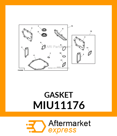 GASKET BREATHER MIU11176