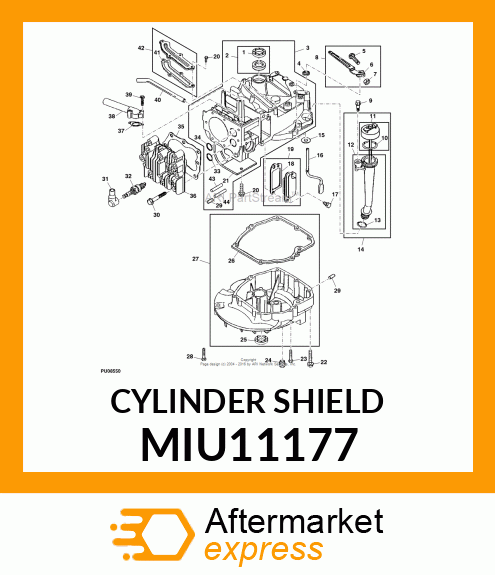 CYLINDER SHIELD MIU11177