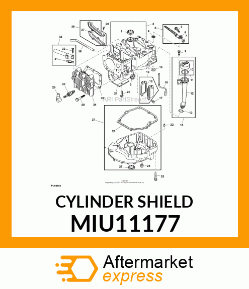 CYLINDER SHIELD MIU11177