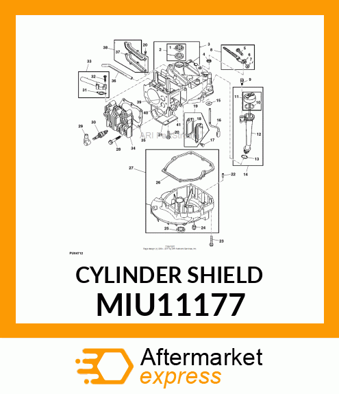 CYLINDER SHIELD MIU11177