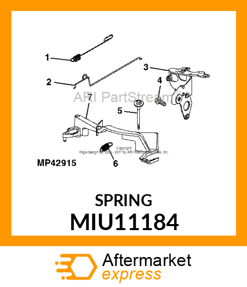 SPRING AIR VANE MIU11184