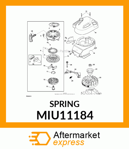 SPRING AIR VANE MIU11184