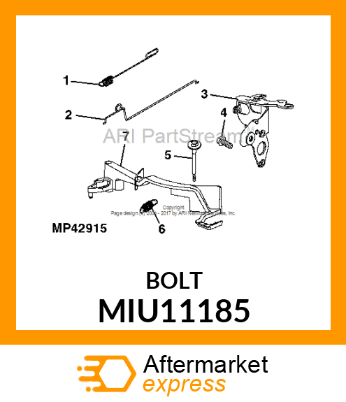 SCREW AIR VANE MIU11185